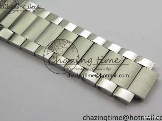 0111 Speedmaster SS Snoopy Apollo OMF Best Edition White Dial on SS Flat link Bracelet Venus Trendy 7882